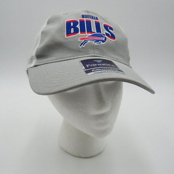 Buffalo Bills Hat Snapback Holiday Promo Fanatics NFL Football Mesh Mascot New - Picture 1 of 9